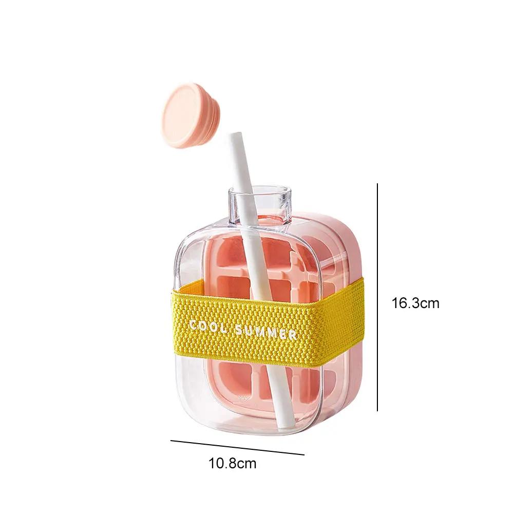 Vertical Ice Cube Tray Mini Ice Cube Tube Mold Easy Push and Pop Out Cube Ice Maker Ideal for Sports and Water Bottles