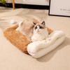 Bequemer, verdickter Katzenschlafsack, weiches Katzenbett im Taschenformat, warmes, geschlossenes Katzenbett, lustiges Haustiernest, schönes Nest, Heimtierbedarf