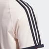 Adidas Originals Home Of Classics Series Logo Print Striped Sports Short Sleeve T-Shirt Men Tops Quartz IC5539