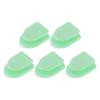 HEROFFIX Car Mount Hooks for Water and Shopping Adhesive Car Mount X (5-Pack) Wallets, Bags, Keys, Bottles, Bags; Hooks, Green, ABS, 1.18" 0.79"