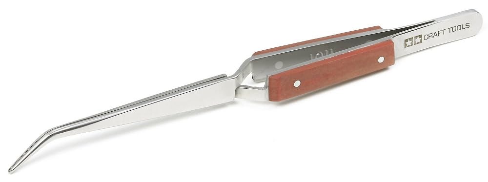 Tamiya Craft Tool Series Precision Tweezers Acting Crane Neck 74102 No.102 (Reverse / Type)