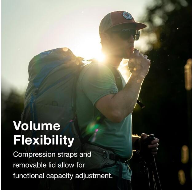 Backpack Osprey Exos Pro 55 L/XL Dale Grey/agam Blue (Men)