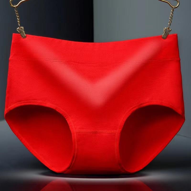 1pc/lot! Cotton Women Panties Middle Waist Comfortable Briefs