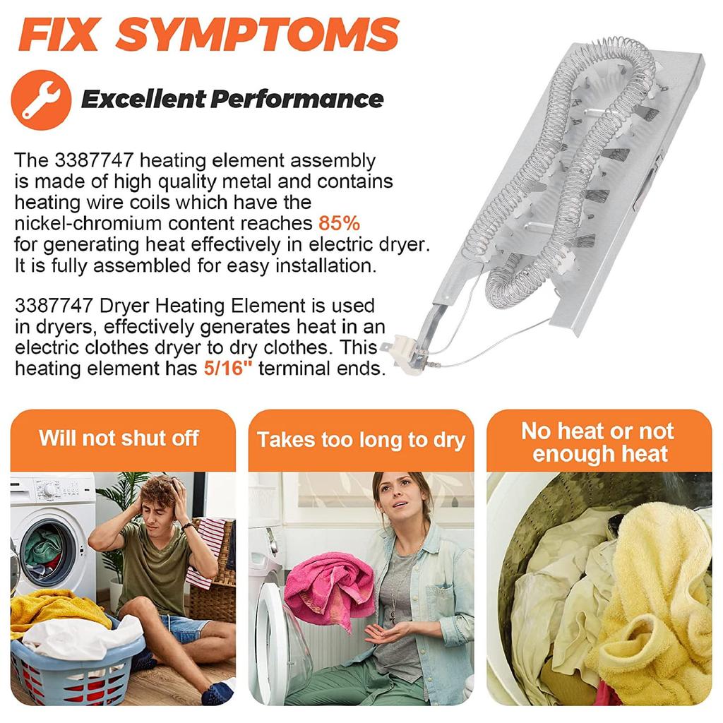 Trockner Trockner Heizung 5400W W11344457 Trockenmaschine Heizung für Maytag 240V Heizung für Maytag