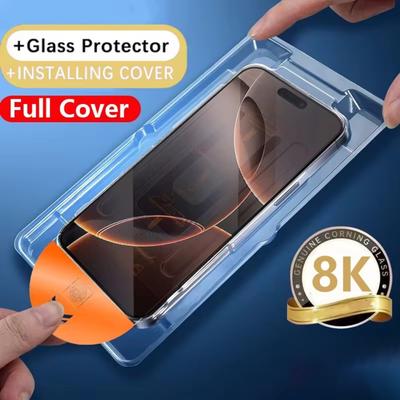3 ks Peeping Anti-Spy Temperované sklo Fólie Ochrana soukromí Ochranné sklo proti prachu pro iPhone 16 15 14 13 12 11 Pro Max