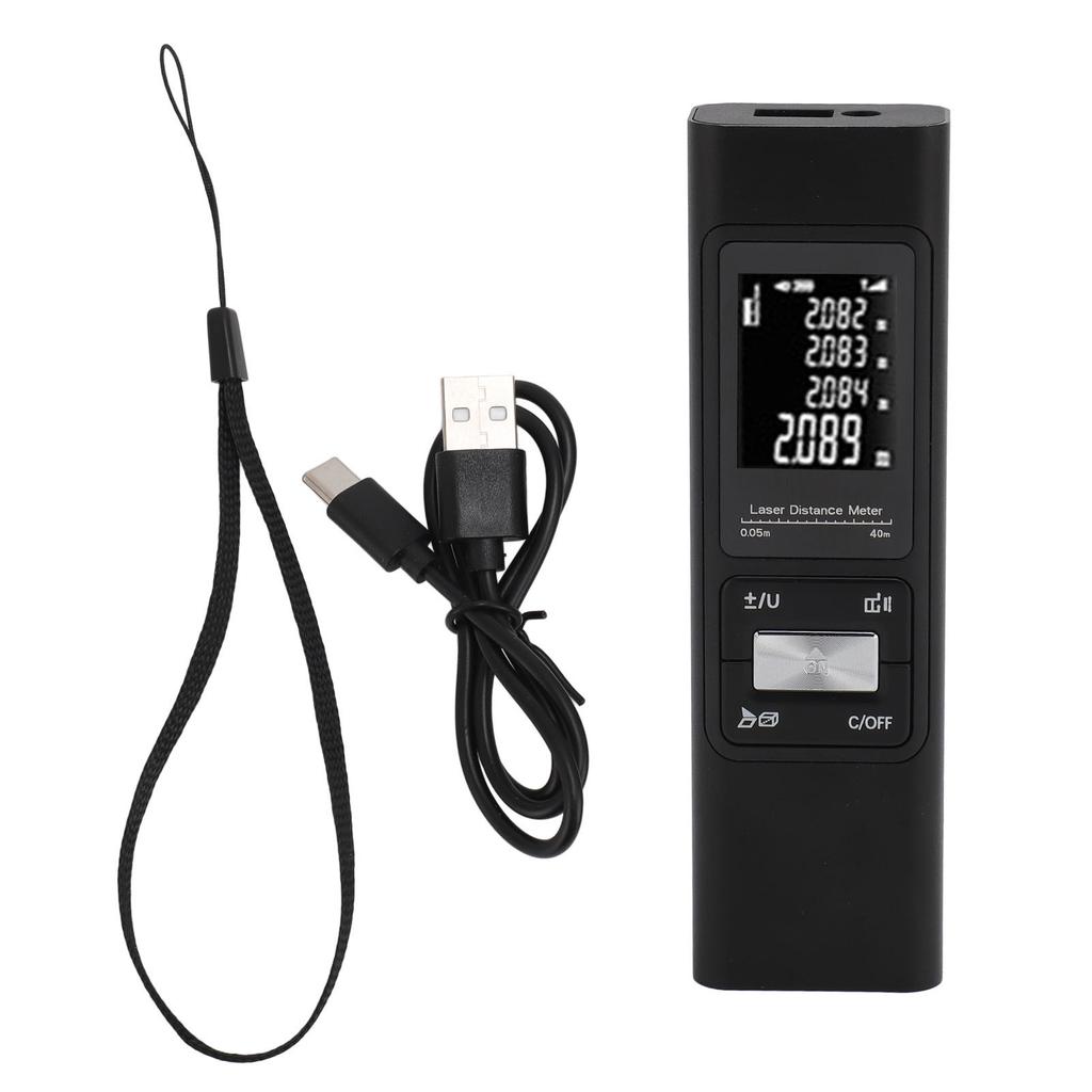 Bilateral Laser Measurement Tool Cross Lines 500mAh Battery Digital Laser Distance Meter with