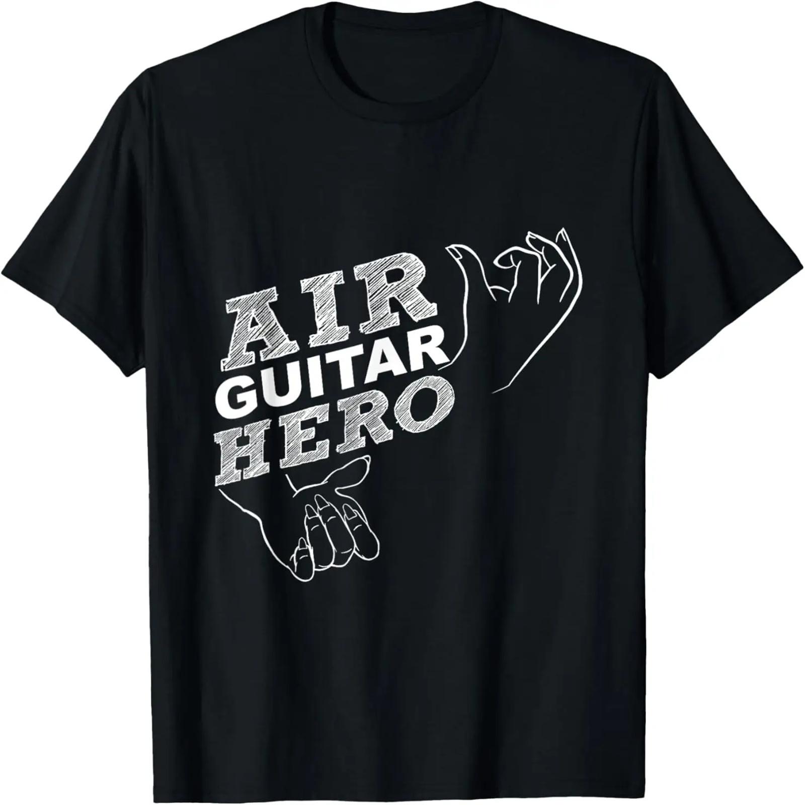

Funny Air Guitar Hero - Nice Shirt for Guitarists Gift Idea S