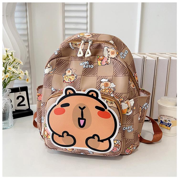 New Animation Cartoon Cute Cartoon Children's Schoolbag Kindergarten Boys and Girls Casual Backpack 2--5 Years Old