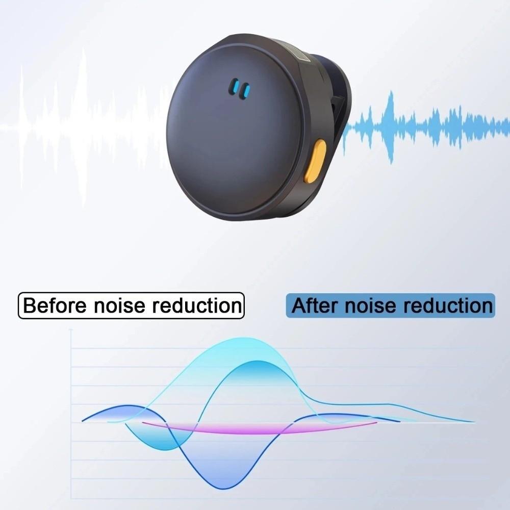Noise Cancellation Wireless Microphone Magnetic Digital Microphone  Live Streaming