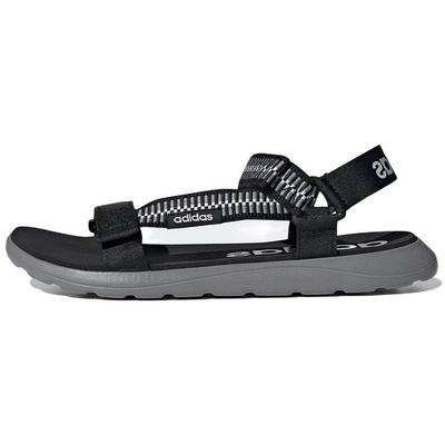 Pohodlné Sandále Core Black Unisex Tenisky Obuv-Biela Čistá-Šedá GV8243