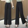 Spring & Autumn High-Waisted Wide-Leg Pants for Middle-Aged Women – Loose, Casual Fit