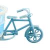 Tricycle Flower Basket Imitation Rattan Woven Decorative Candy Serving Basket Tricycle Planter Flower Holder for Floral Arrangement Party
