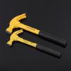 Yellow Steel Claw Hammer for Nail Pulling - Available In 0.25kg, 0.5kg, and 0.75kg.