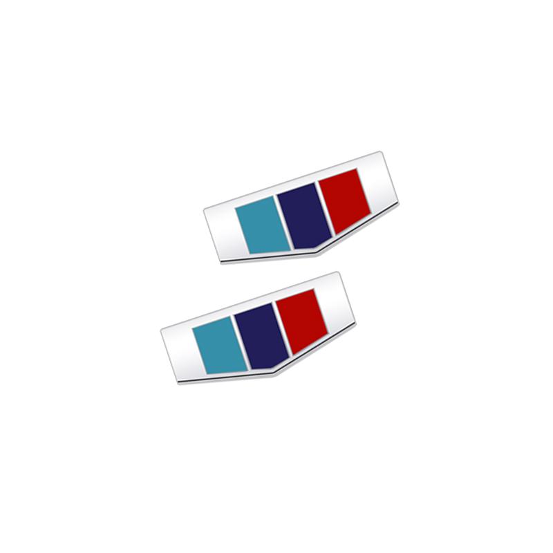 Metal Sticker France Italy Germany National Flag Emblem Car Rear Trunk Badge Side Decal For Toyota Honda Subaru Lexus Peugeot MM35