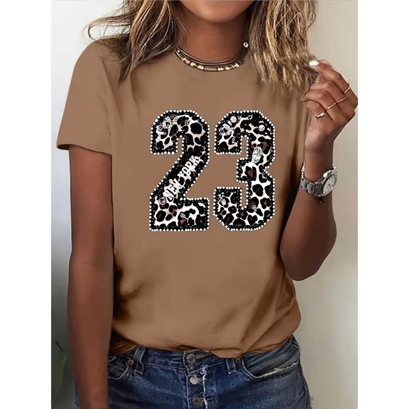 Casual Dames T-shirt met Korte Mouwen