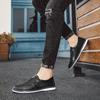 Fashion All-match Mens Sneakers Male Comfortable Slip-On Shoe New Arrival Men Casual Shoes Genuine Leather Male Hollow Out Driving Shoes