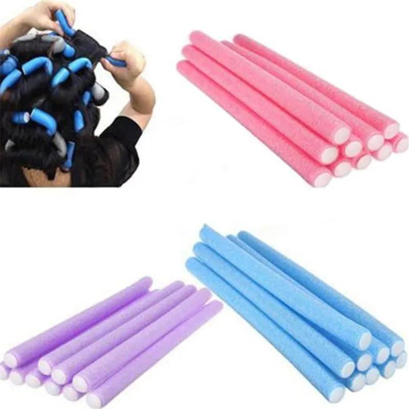 10pcs/set Multifunction Twist Sponge Hair Curler No Heat Hair Roller Wave Formers Hair Styling Tool