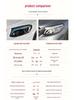 Mercedes-Benz GLC (2016-2019) High-Config LED DRL Double Lens Headlight Assembly W253