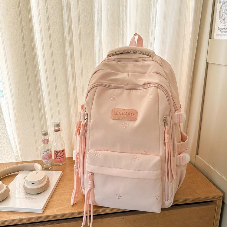 Schoolbagins high-value backpack female cute cartoon middle and high school student schoolbag large capacity small fresh backpack