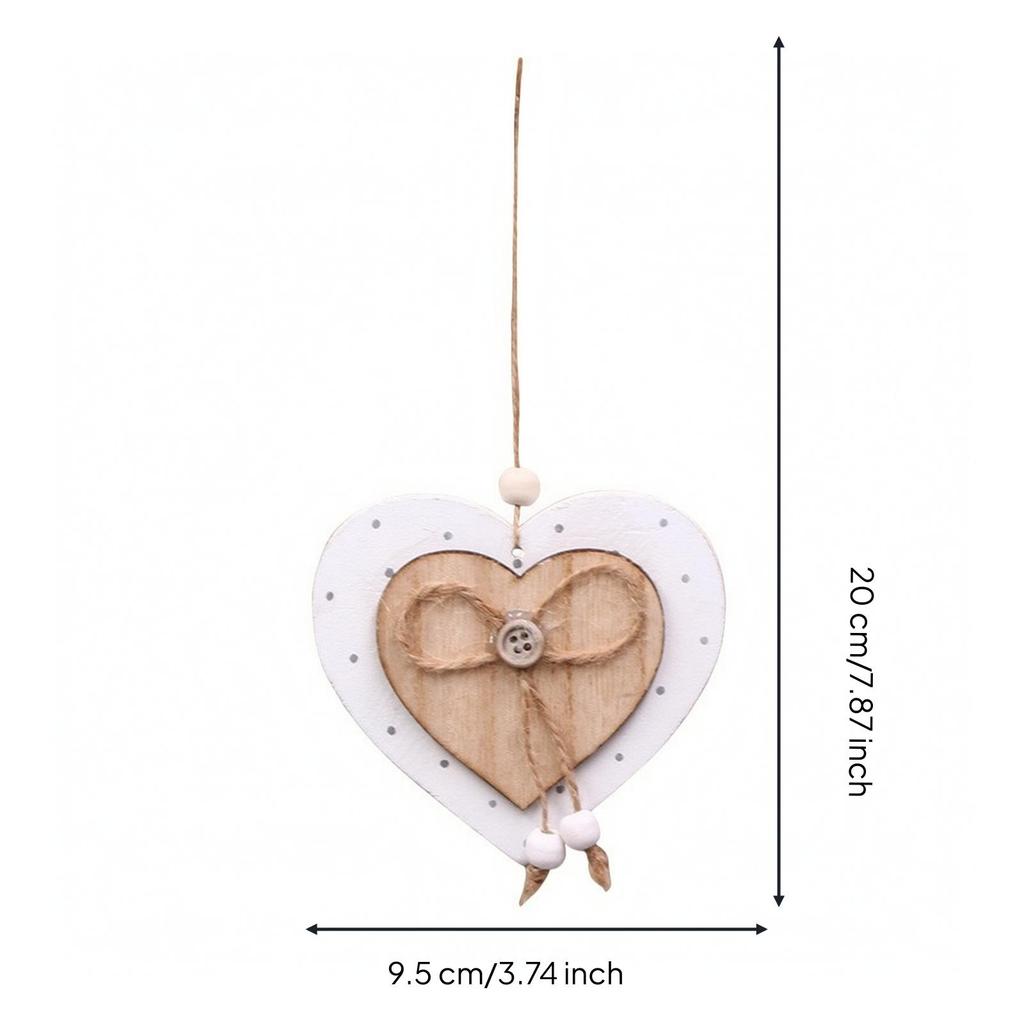 Wooden Wall-Heart Decor Warm for Event Displays