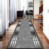 Black Gold Marble Vein Runner Rug Non Slip Washable Long Floor Mat for Hallway Entryway Modern Luxury Home Decor