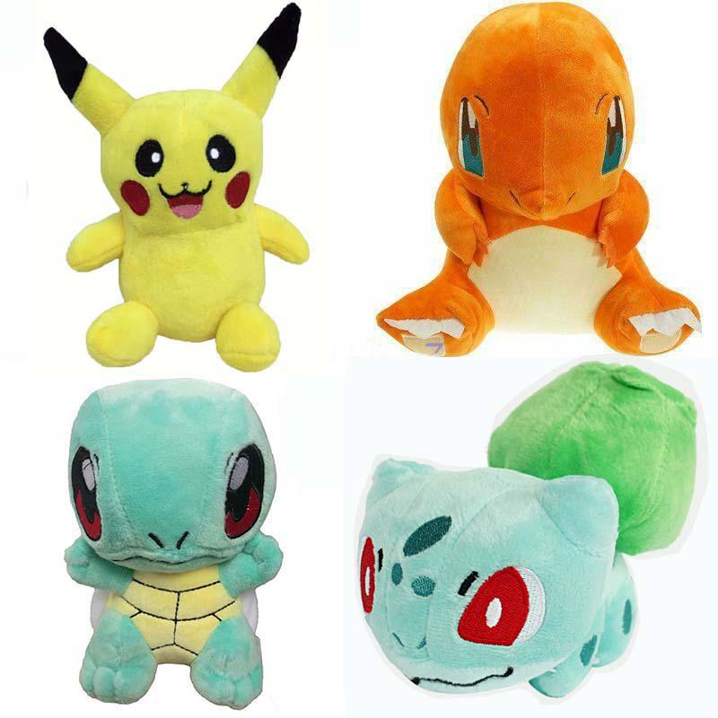 Plush Charmander Toys Bulbasaur Squirtle Stuffed Dolls For Kids Baby Toy
