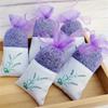 10Pcs Lavender Sachet Fragrance Bag Aromatherapy Empty Dried Bouquet Bag Transparent Mesh Cotton Linen Sachet Bag