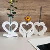 Silicone Resin Molds Charm Heart Small Vases Moulds Home Decors Craft Mold Making Small Vase Perfect for Plant Lovers