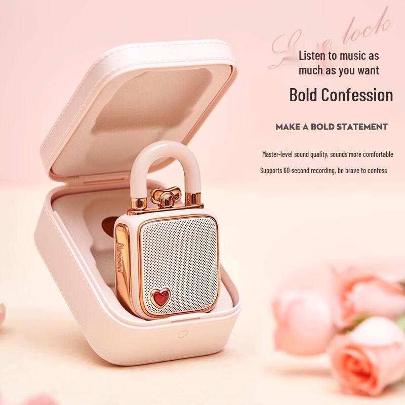 

Divoom LoveLock Mini Portable Bluetooth Speaker