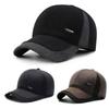 Winter Bomber Hat Men Women Russian Black Leather Ushanka Flaps Warm Baseball Ear Fur Brand Hat S7H6