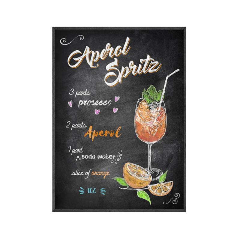 Abnaok Classic Cocktail Recipes - Targa in metallo, 2 pezzi, stile vintage, 20,3 x 30,5 cm, decorazione per menù di cocktail, per casa, bar, pub bar