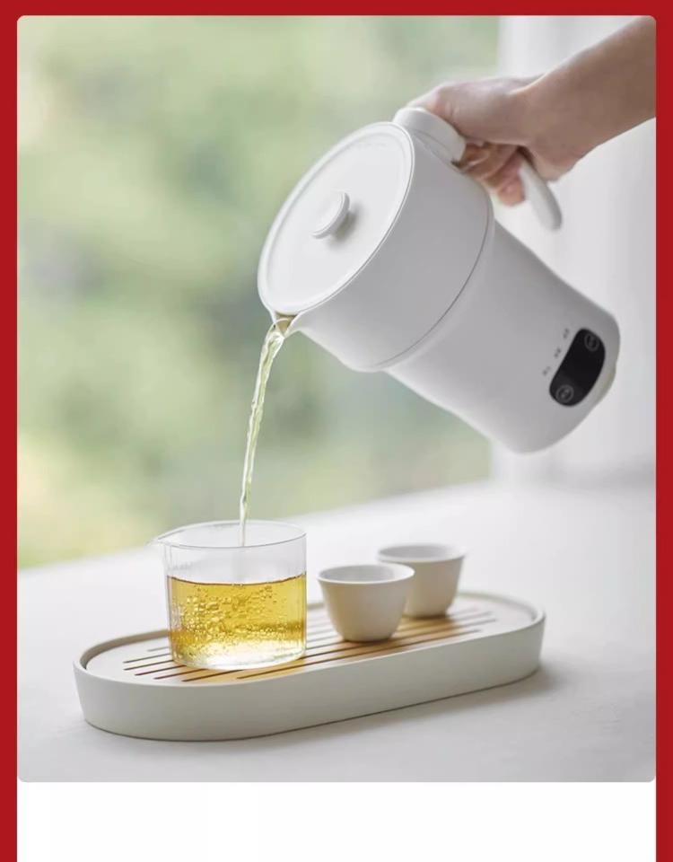 220V 600ML Foldable Electric Kettle Portable Hot Water Pot for Convenient Traveling Constant Temperature