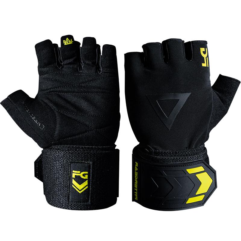FITTERGEAR Half-Finger Fitness Gloves with Wrist Support