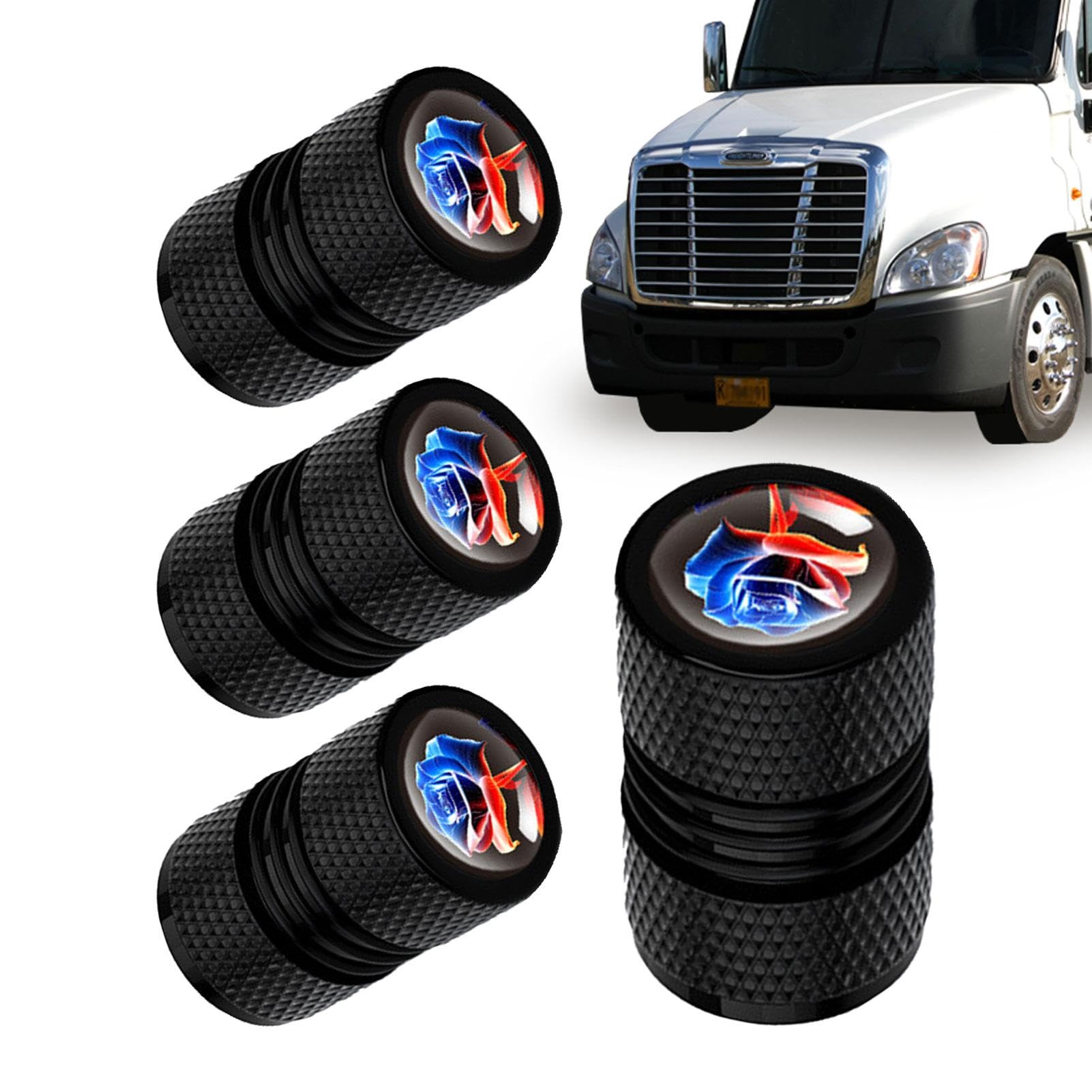 Valve Stem Cap, Tire Valve Stem Cap | Tire Caps 4 Pack Tire Pressure See description