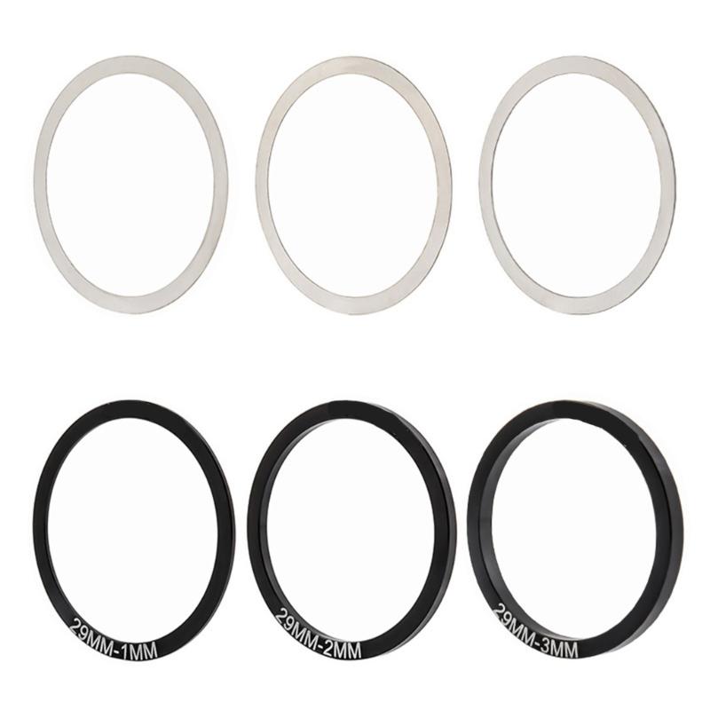 6lots Easily Install Crankset Washers Bicycles Headsets Spacers Adjust Spacer for Improved Cycling Experiences