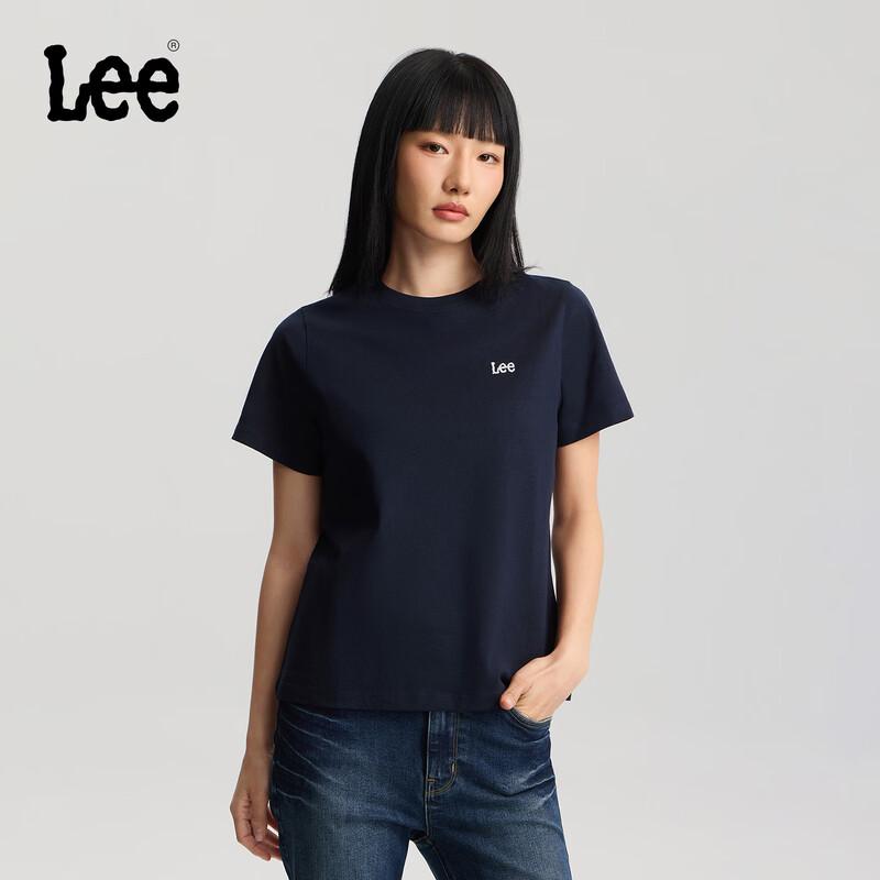Lee 2026 Spring/Summer Women s Embroidered Logo T-Shirt M