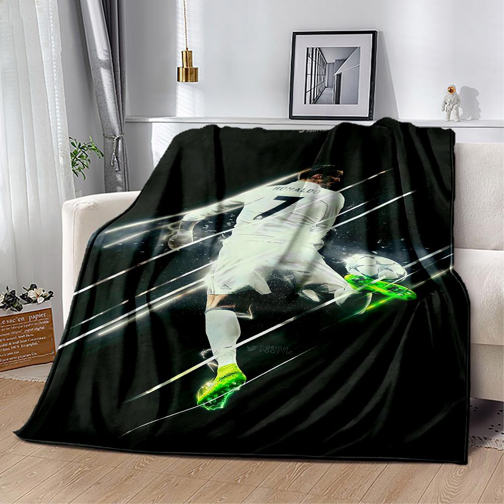 Cristiano Ronaldo Blanket Comfortable Great For Bed Bedding Sofa Allseason Use Stylish Decor Suitable For Gifting Relatives And Friends