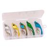 Spinner Köder 7g 10g 15g Metall Vib Angelköder Trolling Rotierender Löffel Wobbler Sinking Harter Köder mit Pailletten Pesca für Bass Hecht
