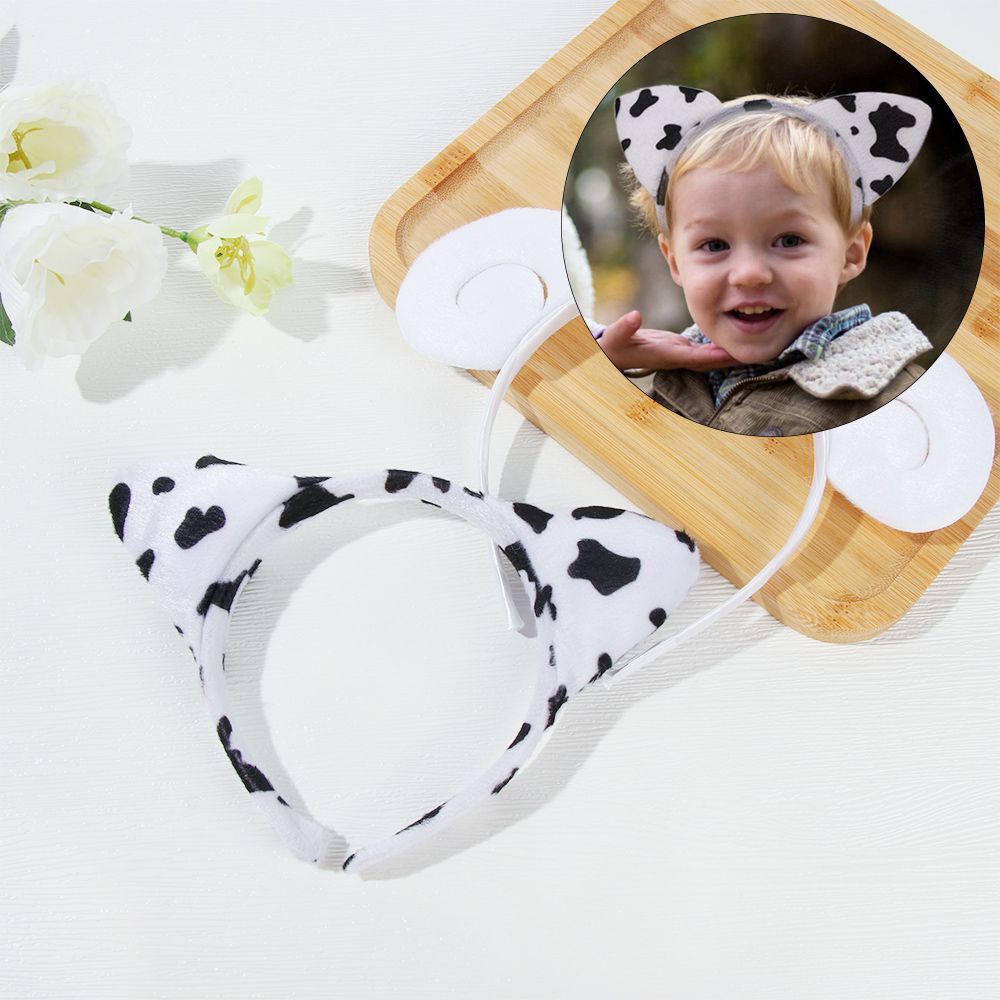 Halloween Christmas Cosplay Dog Zebra Cartoon Party Supply Hair Accessories Hair Band Animals Ears Headband