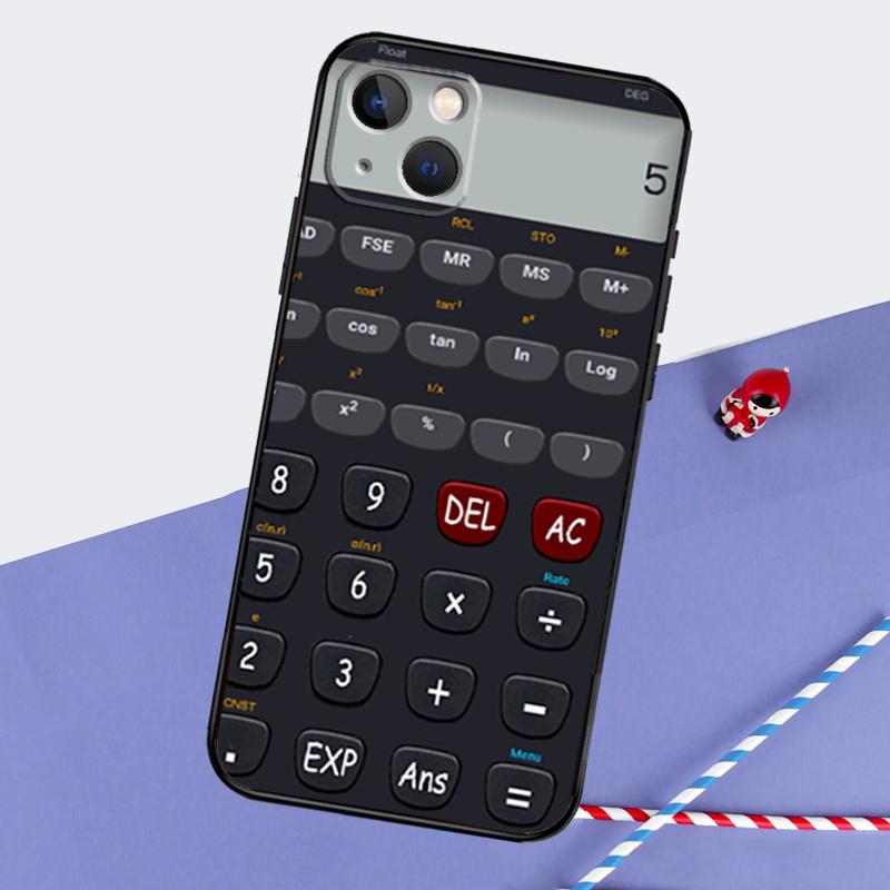 Unique Calculator design Soft Case For iPhone 16 15 14 13 12 11 Pro Max XS X XR 7 8 Plus 13 12 Mini Protection Cover iPhone 14 Plus