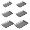 Stainless Steel Serving Plate Large Camping Rectangular Platter with Handles Countertop Decorative Tray