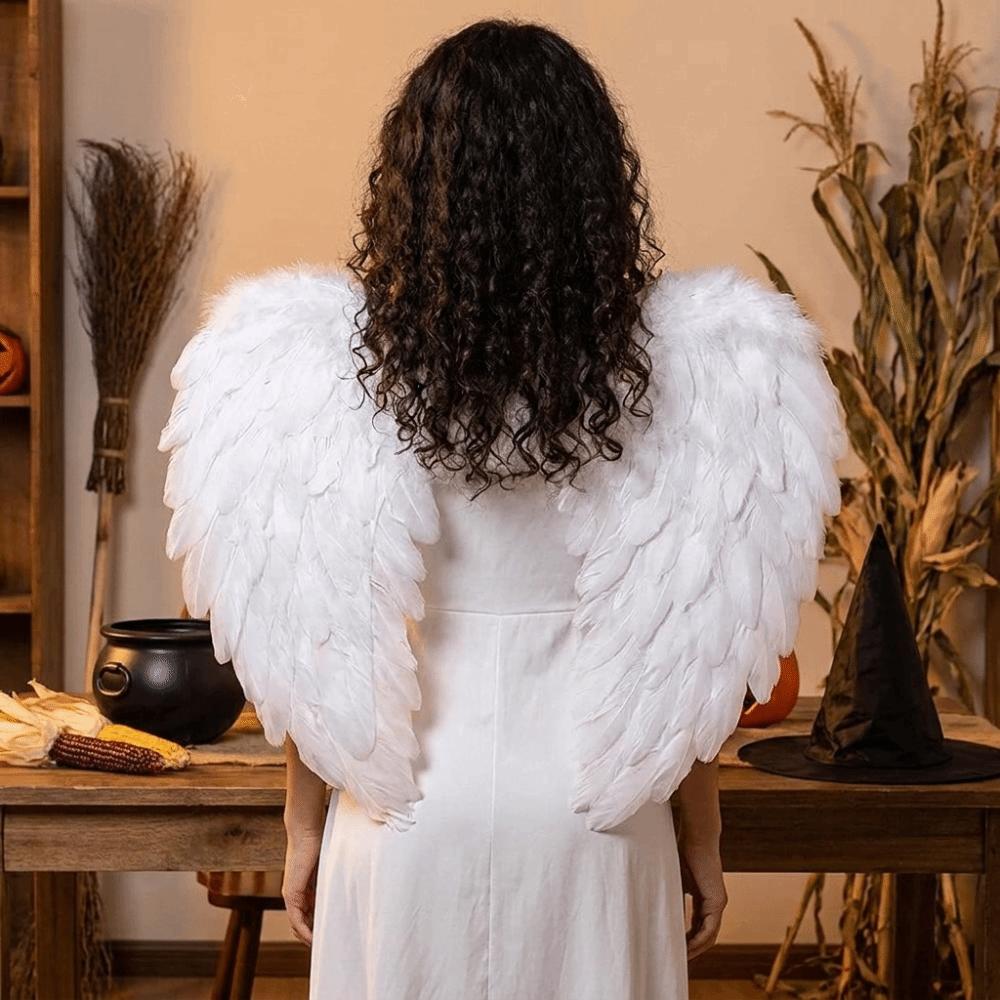 Large Devil Feather Wing Solid Color Halloween Wing Temperament Angel Feather Wing Children