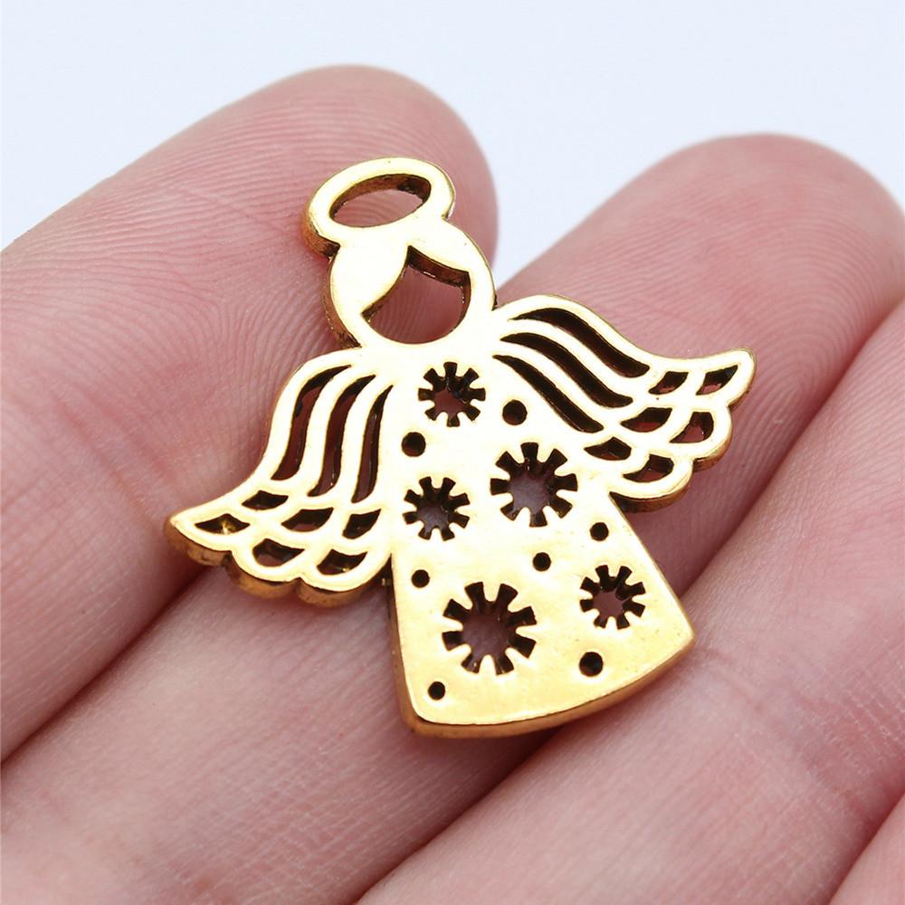 Big Angel Charms Pendant Couple Jewelry Unusual Gifts For