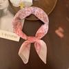 New retro cotton and linen hair band, silk scarf, small square scarf, women's thin scarf, decorative neckerchief and headscarf