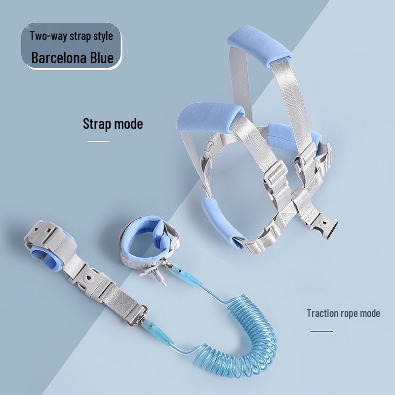 Children s Anti-Lost Backpack with Hand Harness – 2-in-1 Safety and Anti-Running Rope 1.5m