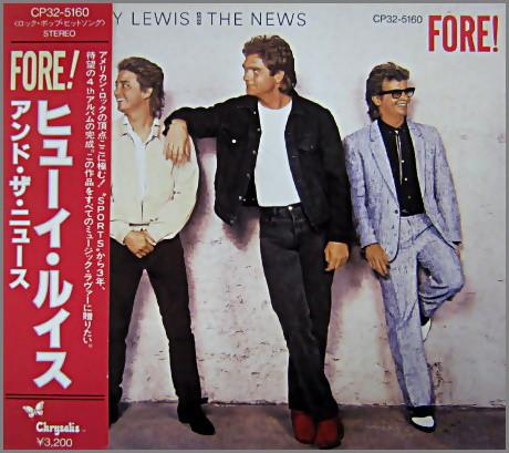 

CD HUEY LEWIS & THE NEWS - Fore! CP325160 CHRYSALIS 1986 Japan Rock Used