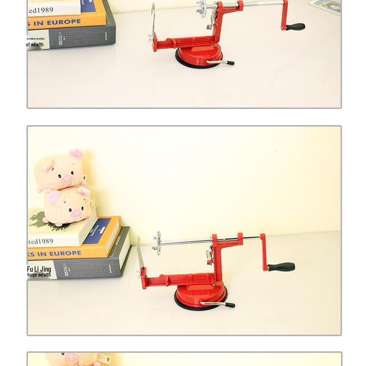 Manuel Paslanmaz Çelik Spiral Patates Dilimleyici - Ticari Döner Şiş Aracı