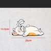 Reflective Husky Cartoon Dog Car & Motorcycle Scratch Cover Sticker