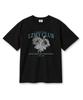 Leijimeli Lz,My Flower 20-Count Cotton Oversized Short Sleeve T-Shirt Black