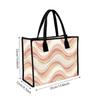 Boho Wave Pattern Tote Bag Large Capacity Daily Casual Women Shoulder Bag